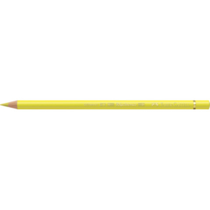 Matite colorate permanenti Faber Castell Polychromos mina 3,8 mm conf. 6 pezzi - giallo chiaro - 110104