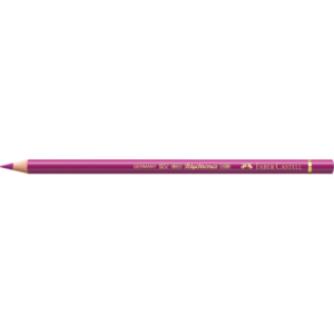 Matite colorate permanenti Faber Castell Polychromos mina 3,8 mm conf. 6 pezzi - rosa porpora medio - 110125