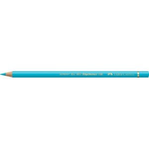 Matite colorate permanenti Faber Castell Polychromos mina 3,8 mm conf. 6 pezzi - turchese cobalto chiaro - 110154