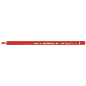 Matite colorate permanenti Faber Castell Polychromos mina 3,8 mm conf. 6 pezzi - rosso  scarlatto intenso - 110219
