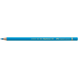 Matite colorate permanenti Faber Castell Polychromos mina 3,8 mm conf. 6 pezzi - blu ftalico - 110110