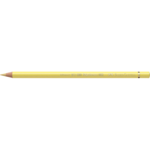 Matite colorate permanenti Faber Castell Polychromos mina 3,8 mm conf. 6 pezzi - giallo paglierino - 110102