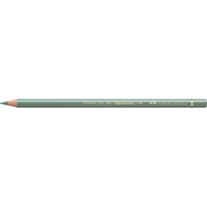 Matite colorate permanenti Faber Castell Polychromos mina 3,8 mm conf. 6 pezzi - verde terra - 110172