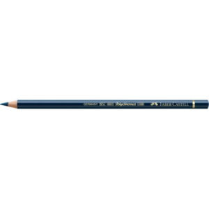 Matite colorate permanenti Faber Castell Polychromos mina 3,8 mm conf. 6 pezzi - indaco scuro - 110157