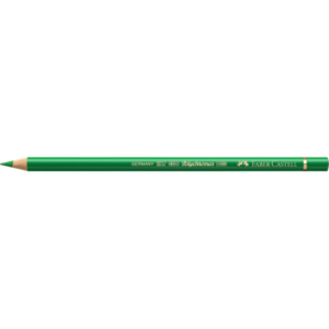 Matite colorate permanenti Faber Castell Polychromos mina 3,8 mm conf. 6 pezzi - verde permanente - 110266