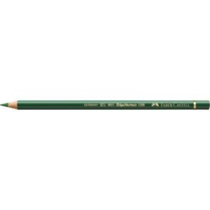 Matite colorate permanenti Faber Castell Polychromos mina 3,8 mm conf. 6 pezzi - verde permanente oliva - 110167