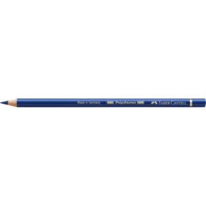 Matite colorate permanenti Faber Castell Polychromos mina 3,8 mm conf. 6 pezzi - blu elio rossiccio - 110151