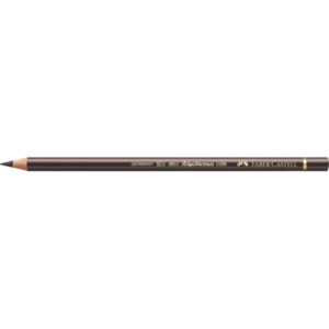 Matite colorate permanenti Faber Castell Polychromos mina 3,8 mm conf. 6 pezzi - terra d'Umbria bruciato - 110280