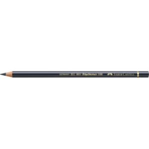 Matite colorate permanenti Faber Castell Polychromos mina 3,8 mm conf. 6 pezzi - grigio payne - 110181