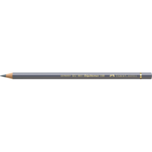 Matite colorate permanenti Faber Castell Polychromos mina 3,8 mm conf. 6 pezzi - grigio freddo IV - 110233