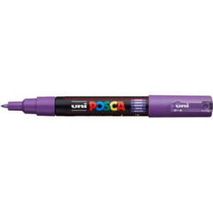 Marcatore a tempera POSCA Uni-Ball punta tonda 0,7 mm viola M PC1M VI