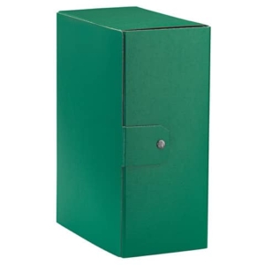 Cartelle portaprogetti Esselte C35 EUROBOX 25x35 cm - dorso 15 cm presspan biverniciato verde - 390335180