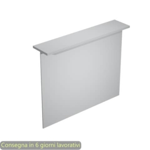Sopralzo reception lineare grigio 140x30xH.115 cm per scrivania linea Presto Artexport - RB-140/9