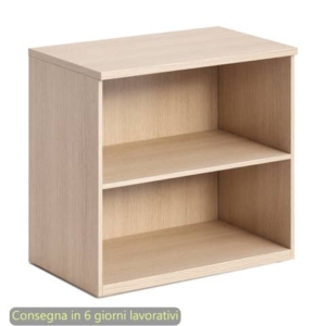 Mobile a giorno basso rovere 80x46xH.73 cm con 1 ripiano linea Bridge/Flex Artexport - BB/C