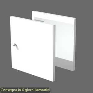 Coppia di antine bianche per libreria componibile Maxicolor Artexport - 32,2x32,2 cm - 2A MaxC/3