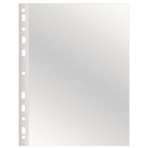 Buste a perforazione universale Q-Connect 22x30 cm basso spessore finitura goffrata conf. 50 pz - KF11189