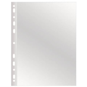Buste a perforazione universale Q-Connect 22x30 cm medio spessore finitura liscia conf. 50 pezzi - KF11188