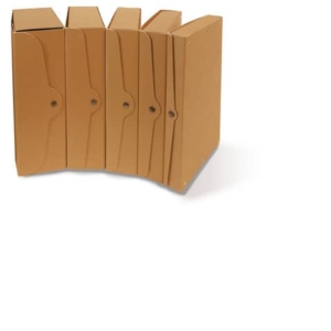 Scatola portaprogetti con bottone in cartone EURO-CART 35x25 cm dorso 10 cm FMCXCPECO10AV