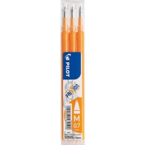 Refill penne a sfera Pilot Frixion Ball e Clicker 0,7 mm pesca Set 3 pezzi - 6848