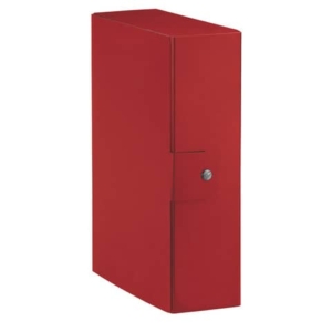 Cartella portaprogetti Esselte C90 DELSO ORDER dorso 10 cm presspan lucido rosso 25x35 cm - 390390160