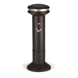 Posacenere a colonna Rubbermaid Infinity? Ultra nero H 105 cm - Ø 40 cm FG9W3400BLA