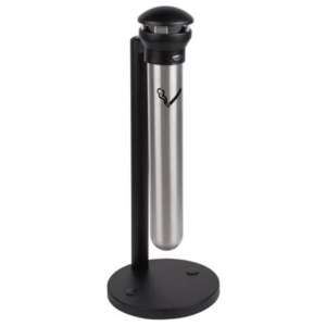 Colonnina posacenere Rubbermaid Infinity? Stand Alone nero H 101 cm - Ø 40 cm FG9W3100SSBLA