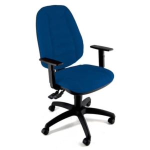 Sedia operativa girevole Unisit Cerere CRSY Eco Smart - rivestimento fili di luce blu - CRSY/F11