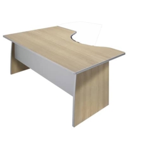 Scrivania informatica Frensy Spirit con semipenisola destra 160x100x72 cm rovere - USPRSI16DX