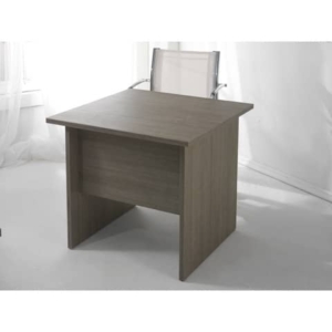 Scrivania Frensy Larix 80x80x72 cm fianchi a pannello rovere grigio ULAGS80
