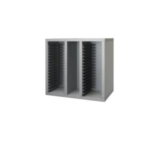 Cassetta Porta CD Frensy Spirit 42x27x39 cm top wengé - struttura argento - USPWCPCD