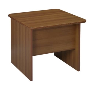 Scrivania Frensy BYTE 80x80x72 cm fianchi a pannello noce tabacco UFBNS80