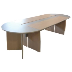 Tavolo riunioni Frensy EMOTION 310x110x72 cm rovere/argento UEMTR31