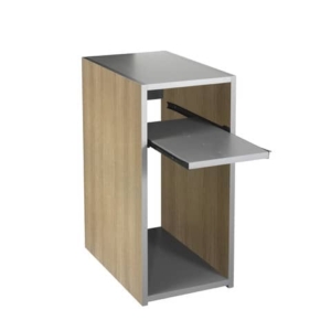 Mobile porta CPU Frensy Spirit 32x51x69 cm rovere/argento USPRMPCPU