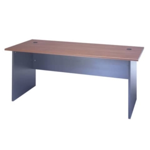 Scrivania Frensy Venice 160x80x72 cm piano ciliegio - fianchi a pannello antracite - UVES16