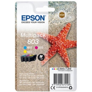Cartucce Epson giallo+ciano+magenta C13T03U54010