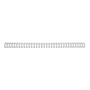 Spirali metalliche a 34 anelli GBC Wirebind 12 mm A4 argento - fino a 115 fogli - conf. 100 pezzi - RG810897