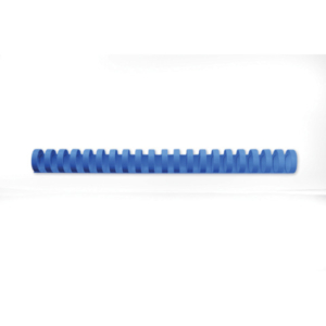 Dorsi plastici CombBind a 21 anelli - 25 mm A4 - fino a 225 fogli - conf da 50 dorsi GBC blu - 4028242
