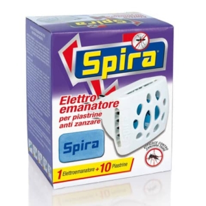 Elettroemanatore per piastrine antizanzare Spira - fornelletto + 10 piastrine - 10139