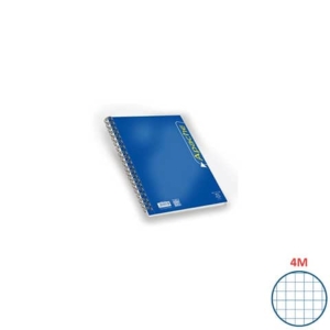 Maxi quaderno spiralato Pigna Apache A4 - 70 g/m² - 140 ff - 4M - assortiti - 02138064M
