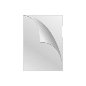 Cartelline a L Q-Connect A4 - PPL medio spessore trasparente - conf. 50 pz - KF11194