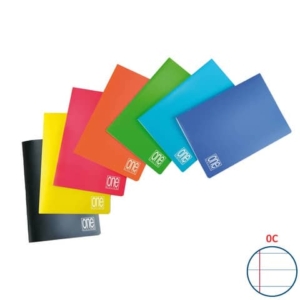 Maxi quaderno One Color A4 - 80 g/m² - 20+1 ff - C - colori assortiti - 5574