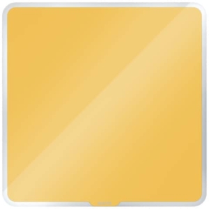 Lavagna magnetica in vetro Leitz Cosy - 450x450mm - giallo caldo 70440019