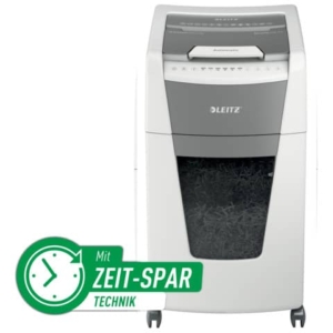 Distruggidocumenti automatico Leitz Office 300 P5 - taglio a frammenti P-5 2x15 mm - 60 L - 80160000