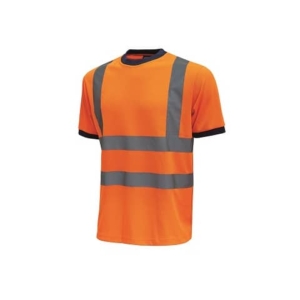 T-Shirt alta visibilità Glitter U-Power cotone-poliestere arancio fluo - Taglia XL - HL197OF GLITTER XL