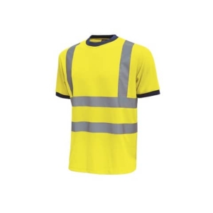 T-Shirt alta visibilità Glitter U-Power cotone-poliestere giallo fluo - Taglia XXL - HL197YF GLITTER XXL