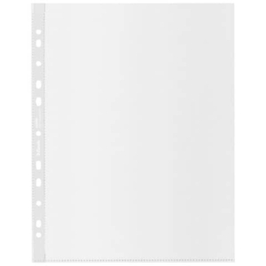 Buste a perforazione universale Esselte De Luxe f.to 22x30 cm 100% riciclate trasparenti - conf. 50 pezzi - 627504