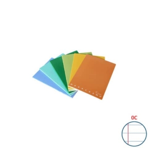 Maxi quaderno Pigna Monocromo Green A4 - 80 g/m² - 42 ff - C - copertine assortite - conf. 10 pezzi - 02309780C