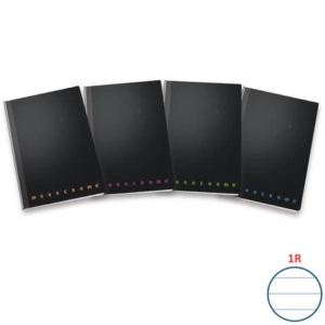 Maxi quaderno Pigna Monocromo A4 - 80 g/m² - 62 ff - 1R - assortiti - conf. 5 pezzi - 02312181R