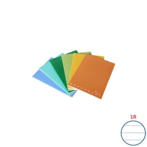Maxi quaderno Pigna Monocromo Green A4 - 80 g/m² - 42 ff - 1R - copertine assortite - conf. 10 pezzi - 02309781R