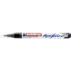 Marcatore acrilico Edding 5300  - punta tonda 1-2 mm tratto fine - nero-intenso - E-5300 901